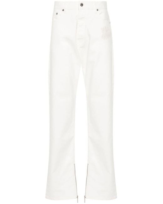 Off-White c/o Virgil Abloh Straight Jeans in het White voor heren