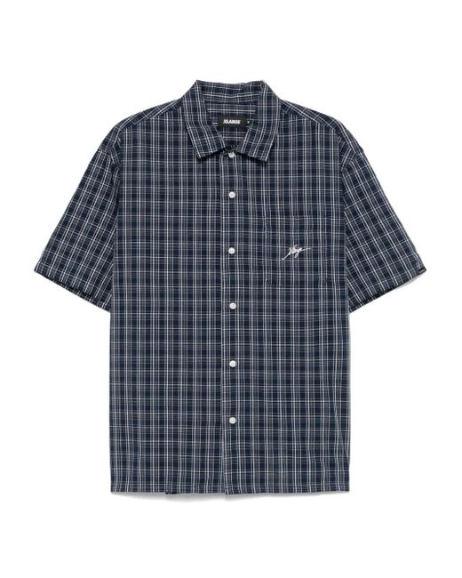 Camicia A Quadri di Xlarge in Blue da Uomo
