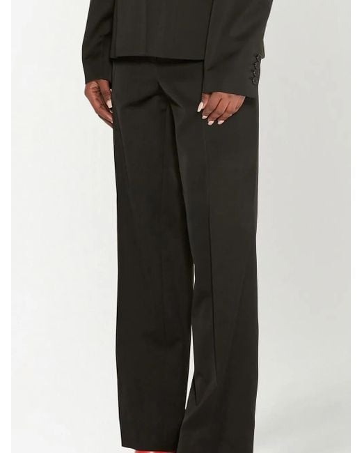 J.W. Anderson Black Hose Mit Geradem Bein