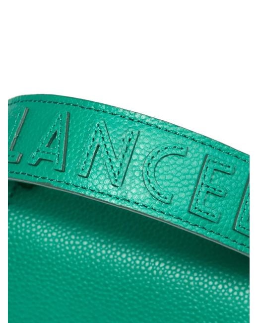 Lancel Green Small Ninon Flap Leather Bag