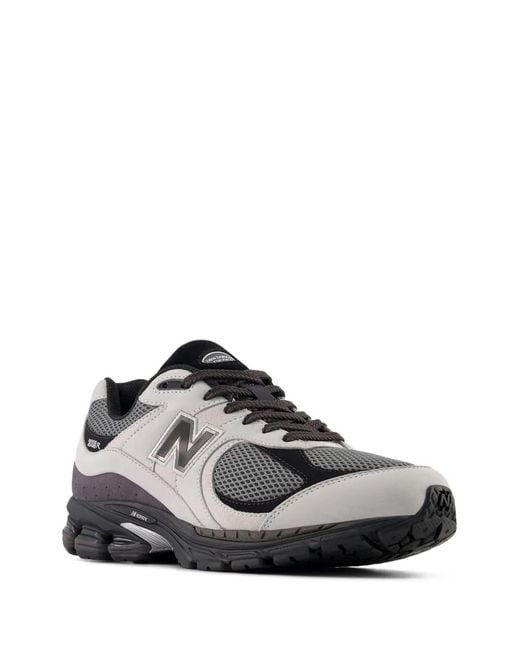 New Balance White U2002R Logo-Patch Sneakers