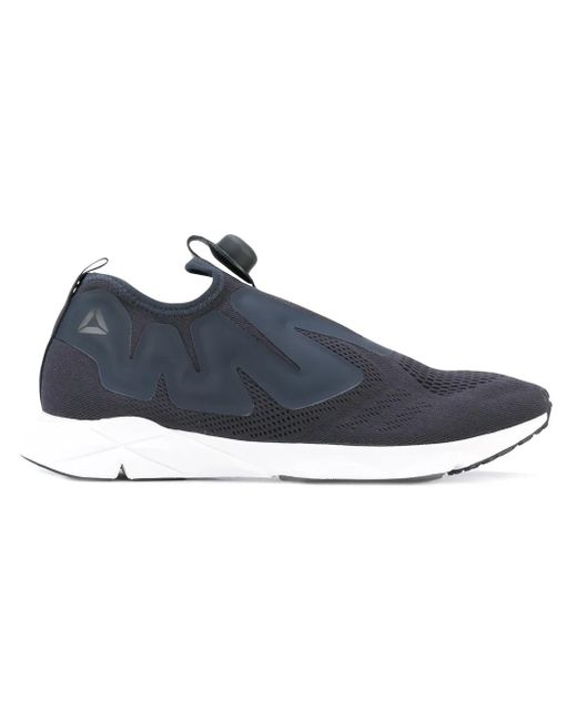 Reebok Blue Pump Supreme Engine Sneakers
