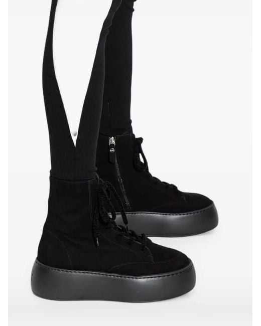 Agl Attilio Giusti Leombruni Black Vibe Lowboot Platform Ankle Boots