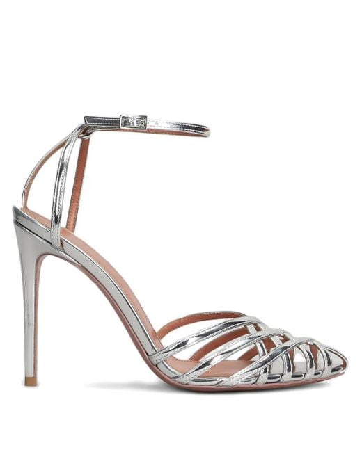 Aldo Castagna White 110Mm Miami Sandals