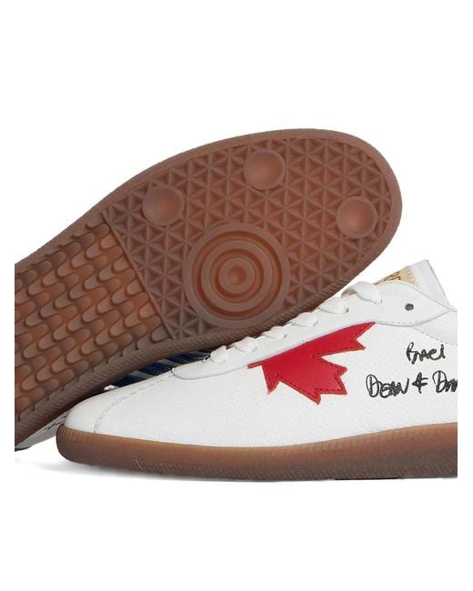 DSquared² Maple Leaf Rebels Sneakers in Pink für Herren