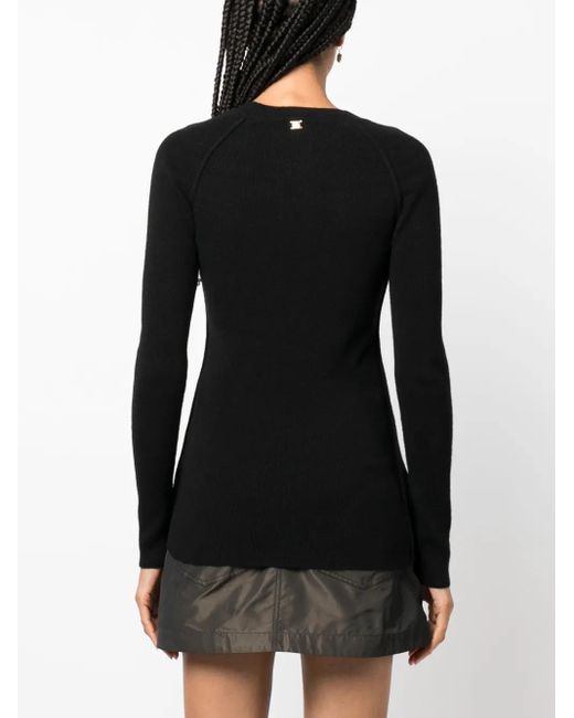 Pinko Black Round-neck Top