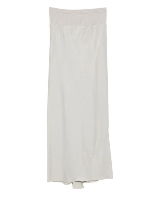 Rick Owens Asymmetrische Rok in het White