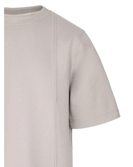 Hamza Gray Khan V2 Seam-Detail T-Shirt for men