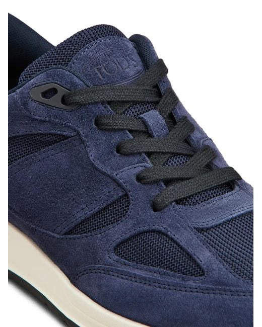 Tod's Blue Lace-Up Sneakers for men