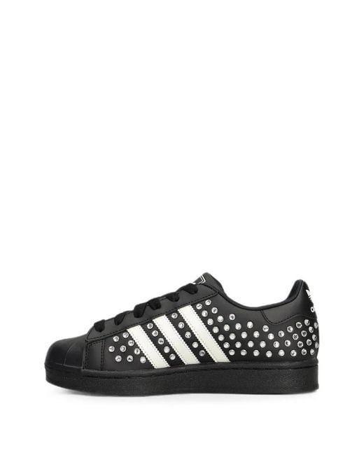 Adidas Black Superstar Ii Sneakers