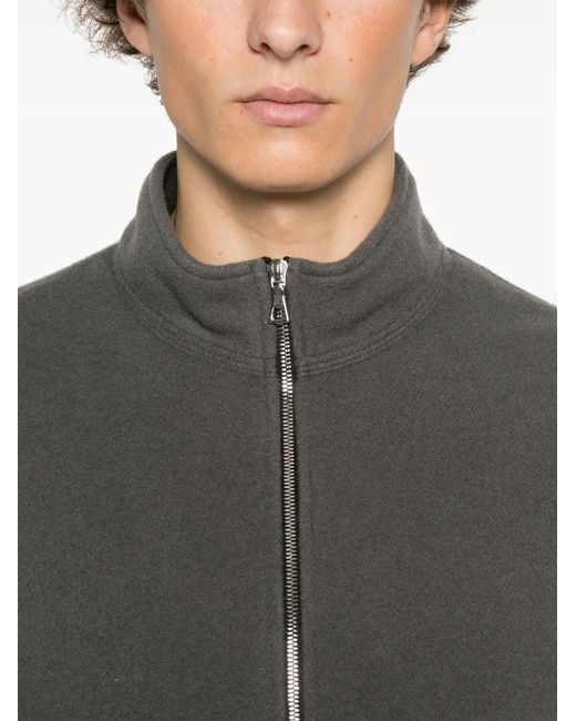 Rier Black Fleece Vest for men