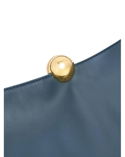 Furla Blue Sfera Soft L Shoulder Bag