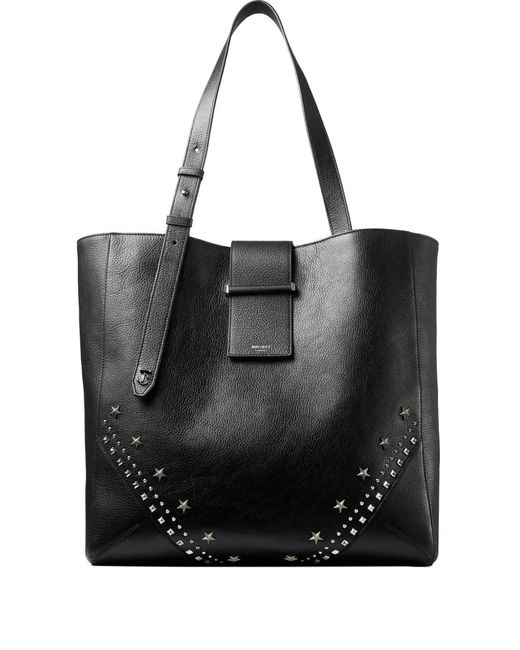 Jimmy Choo Black Medium Bar Vertical Tote Bag for men