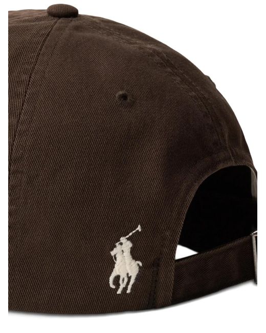 Polo Ralph Lauren Brown Logo-Embroidered Baseball Cap for men