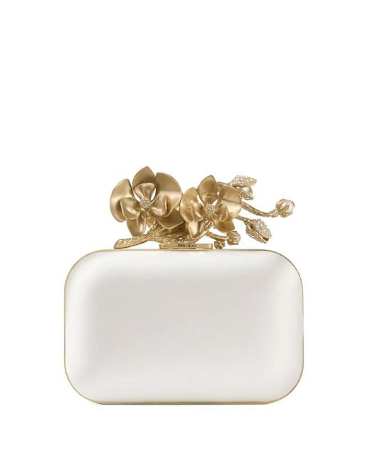 Clutch Cloud di Jimmy Choo in White