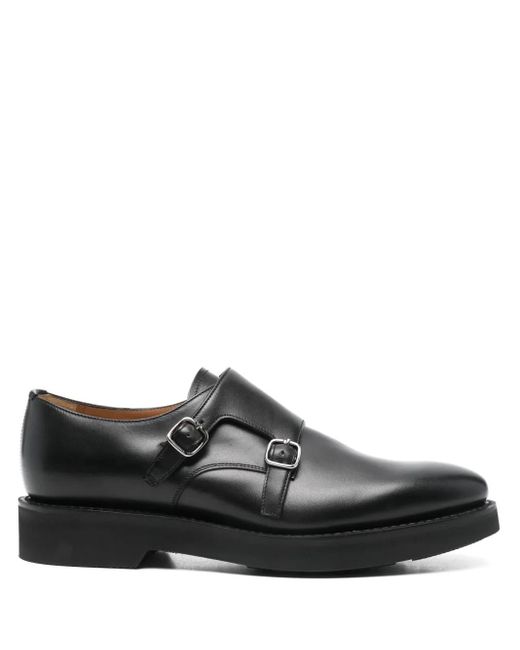 Zapatos Cowes l Monk Church's de hombre de color Black