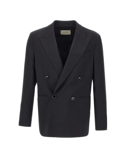 Manuel Ritz Blue Double-Breasted Blazer for men