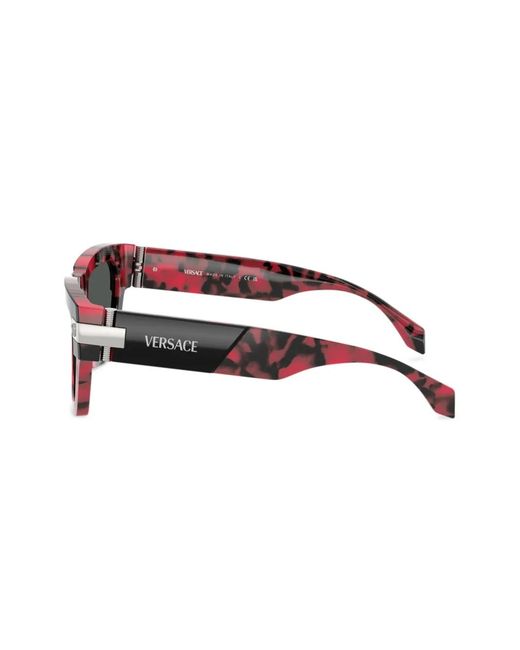 Versace Black Square-Frame Sunglasses for men
