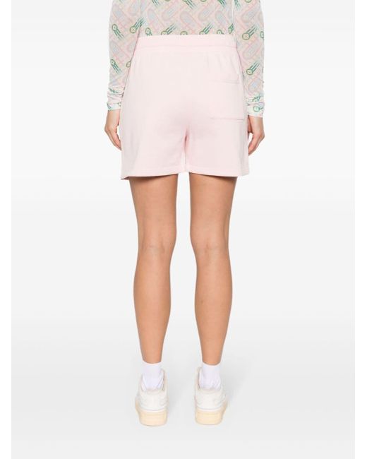 Casablancabrand Shorts Met Logoprint in het Pink