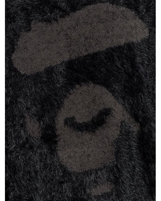 A Bathing Ape メンズ ブラック Ape モチーフ セーターの通販はau PAY