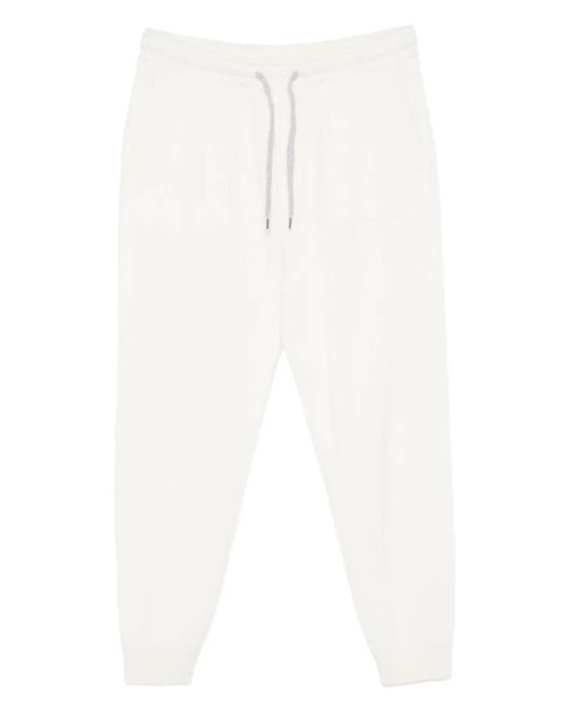 メンズ Brunello Cucinelli ドローストリング トラックパンツ White