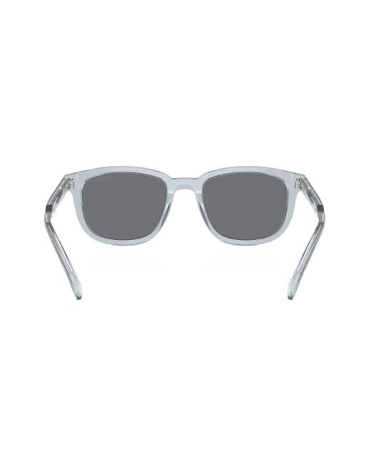 Prada Gray Prada Pr A21S Round Frame Sunglasses for men