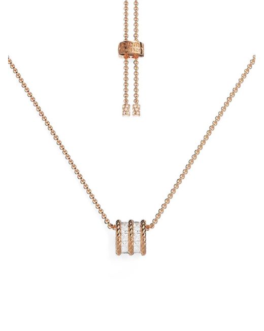 Apm Monaco White Cordage Crystal-Embellished Necklace
