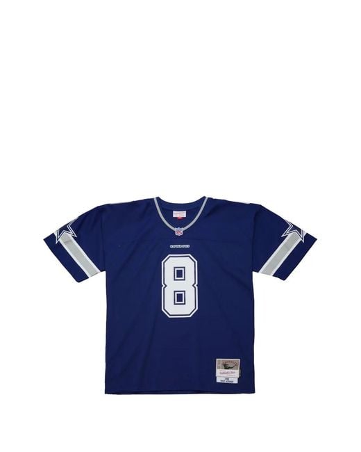 Mitchell & Ness Blue X Nfl Dallas Cowboys 1996 Troy Aikman Jersey for men