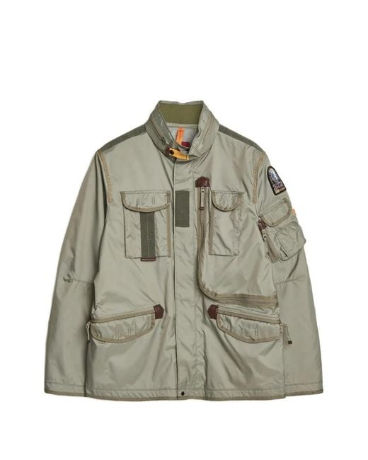 Parajumpers Gray Morgan Hooded Jacket for men