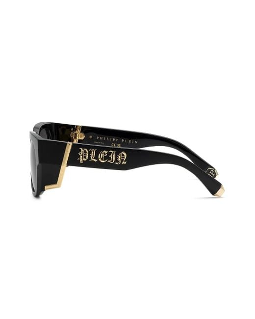Philipp Plein Black Plein Master Sunglasses for men