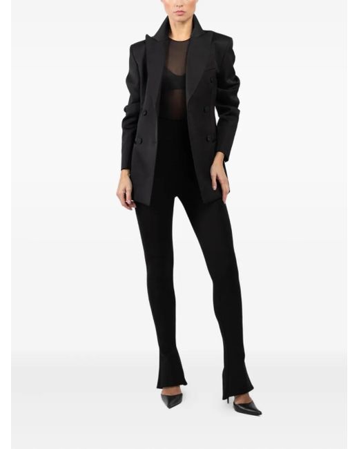 Seafarer Black Double-Breasted Blazer