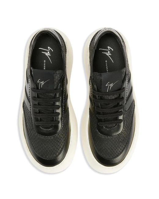 Giuseppe Zanotti Black Gz League Maxi Platform Sneakers