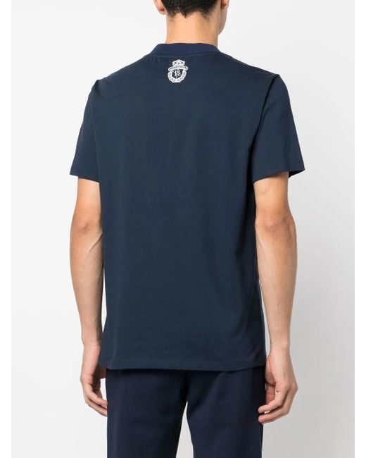 メンズ Billionaire ロゴ Tシャツ Blue