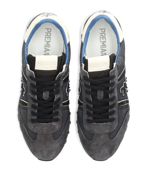 Zapatillas Lucy 7770 con paneles de ante Premiata de hombre de color Gray