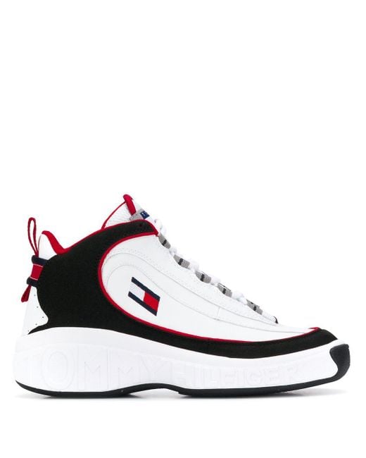 Tommy Hilfiger White Heritage Lace Up Icon Shoes for men