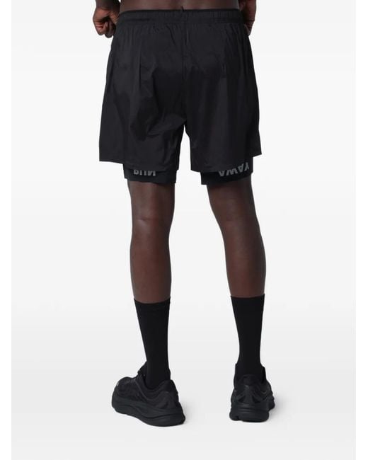 Satisfy Black Techsilk 8 Shorts for men