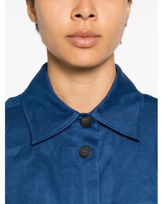 Weekend by Maxmara Pomposa Button-Up Overhemd in het Blue