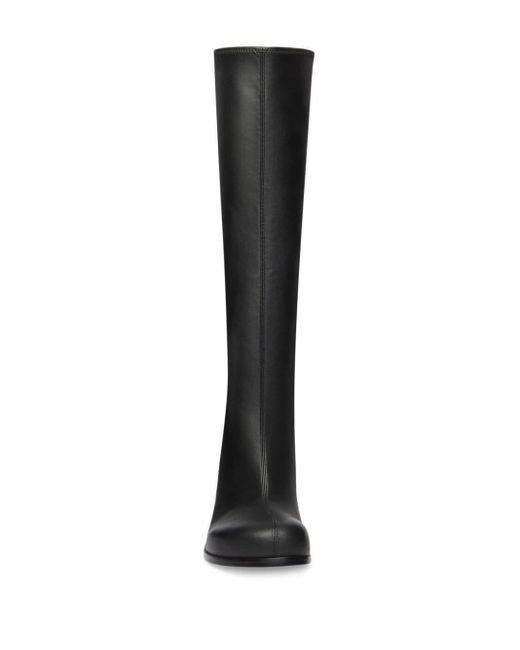 Balenciaga Black Mallorca 80mm Knee-high Boots
