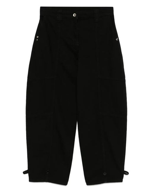 Patrizia Pepe Black Tapered Jeans