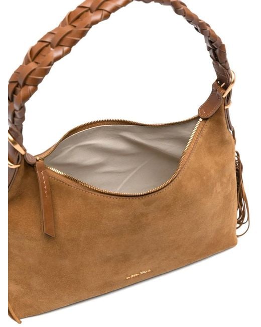 Vanessa Bruno Brown Pm Jess Suede Shoulder Bag