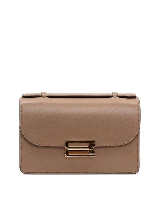 Victoria Beckham Brown Small Dorian Shoulder Bag