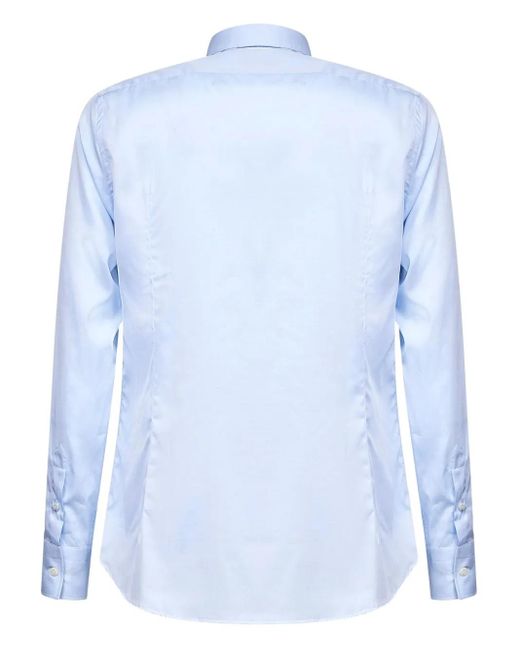 D4.0 Blue Buttoned Shirt for men