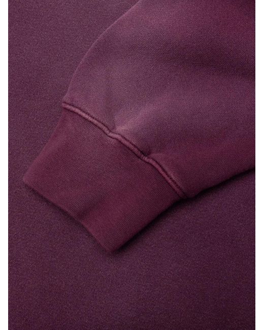 NAHMIAS Purple Crew-Neck Sweatshirt for men