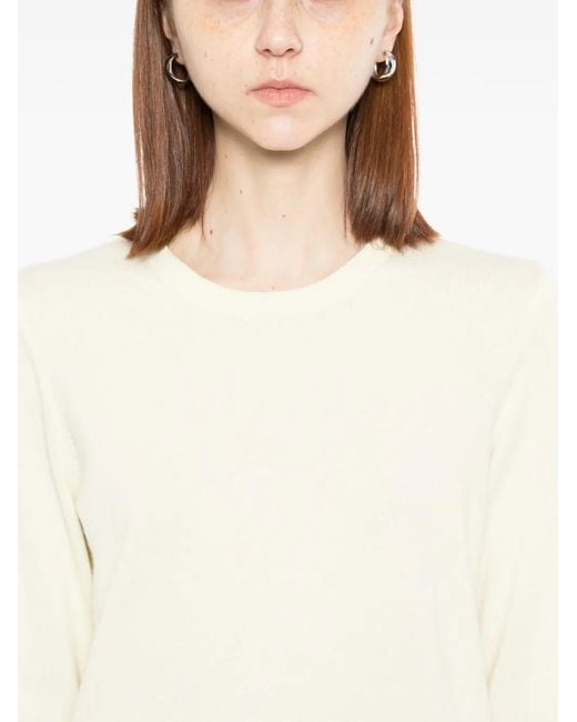 N.Peal Cashmere White Evie Sweater