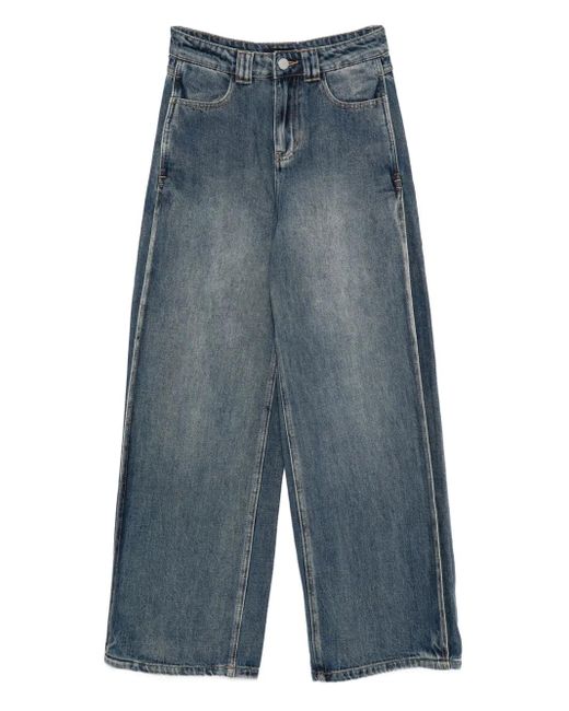 ELEH Blue Wide-Leg Jeans