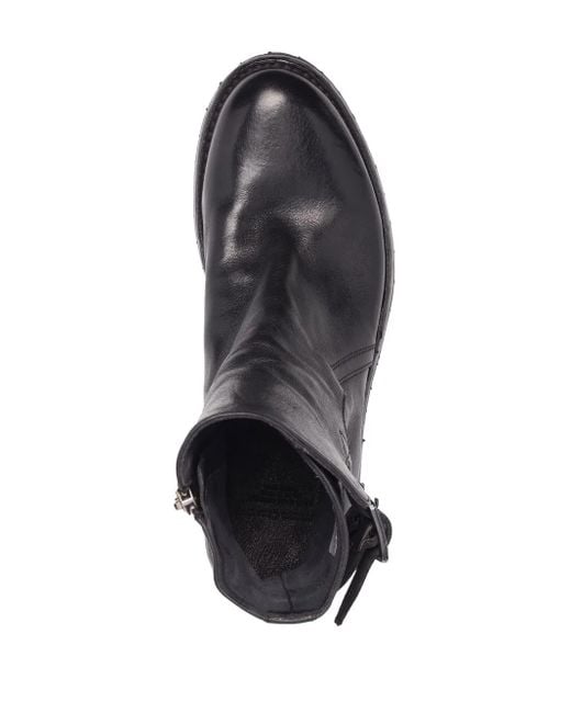 Officine Creative Black Loraine Biker Boots