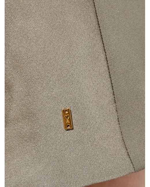 AMI Brown Sleeveless Mini Dress