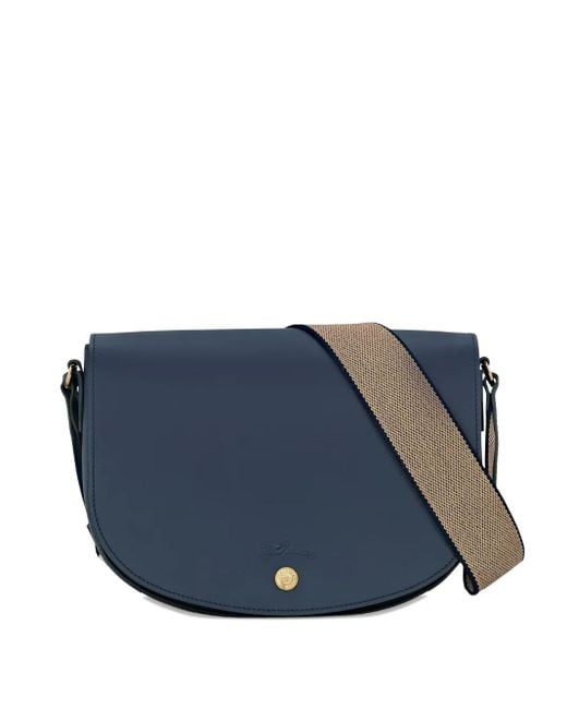 Longchamp Blue Umhängetasche Aus Leder