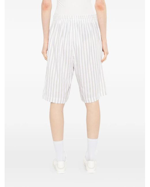 Care By Me White Cecilie Shorts