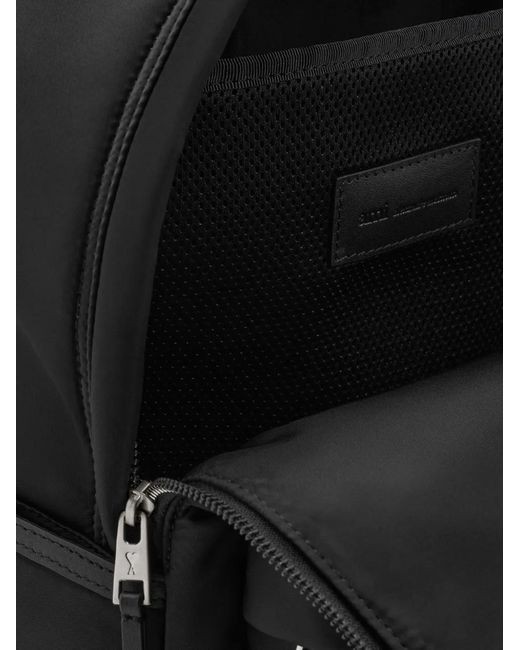 AMI Black Nylon Backpack